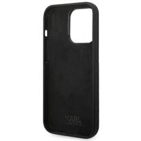 apple iphone 14 silicone case - Karl Lagerfeld "Silicone Choupette Body iPhone 14 Pro" Black - 3 nuotrauka