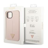 apple iphone 14 plus - Guess dėklas, skirtas iPhone 14 Plus 6,7 GUHCP14MSLTGP rožinis kietas dėklas, skirtas Silicone Line – trikampis - 2 nuotrauka