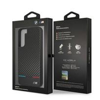 s22 plus telefonas - BMW M Collection Triangles dėklas Samsung Galaxy S22 Plus Juodas (Black) - 2 nuotrauka