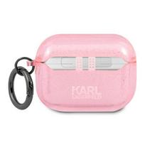 ausines rozines - Karl Lagerfeld "KLAPUKHGP Karl®s Head Case for AirPods Pro" Pink Glitter - 3 nuotrauka