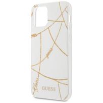 iphone 12 mini case - Guess Gold Chain Collection Back Case For Apple iPhone 12 Mini White - 4 nuotrauka