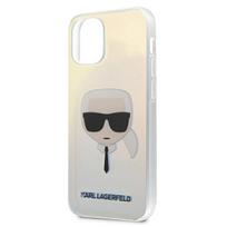 iphone 12 mini case - Dėklas Karl Lagerfeld KLHCP12SPCKHML IPHONE 12 MINI 5.4 "MULTICOLOR HARDCASE IRIDESCENT KARL`S HEAD - 3 nuotrauka