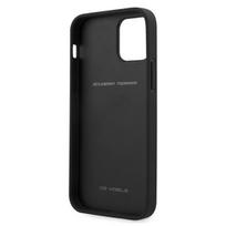 iphone case leather - Ferrari "FEHQUHCP12MBK Off Track Leather Quilted Case iPhone 12/ 12 Pro" Black - 2 nuotrauka