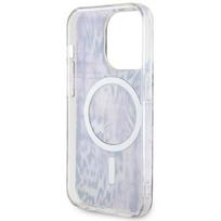 telefono deklas iphone 14 pro max - Guess "Leopard MagSafe iPhone 14 Pro Max" Pink - 3 nuotrauka
