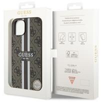 iphone 7 deklas - Guess "4G Printed Stripes MagSafe iPhone 14 Plus" Brown - 2 nuotrauka