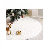 baltos kaledines eglutes - Eglutės kilimėlis Ruhhy 22227, 120 cm, balta (White) - 2 nuotrauka
