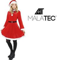 karnavaliniai kostiumai - Kostiumas – ponia Claus Malatec 22702, balta/raudona (White/Red) - 8 nuotrauka