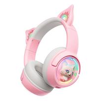 gaming ausines - ONIKUMA B5 žaidimų ausinės Rožinė (Pink) - 2 nuotrauka