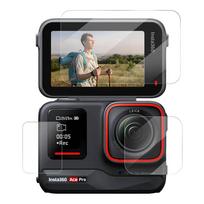 insta360 veiksmo kamera - TELESIN Grūdintas Stiklas Insta360 Ace Pro (Black) - 3 nuotrauka