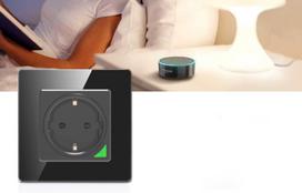 ismanieji lizdai - WiFi Avatto N-WOT10-EU-B TUYA, juodas - 2 nuotrauka