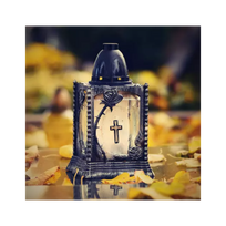 cilindrai - Iso Trade Baltos cilindrinės žvakės - rinkinyje 8 vnt. - 5 nuotrauka