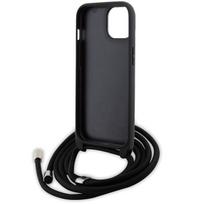 telefono deklas karl lagerfeld - Karl Lagerfeld "KLHCP15SSASKNPSK Crossbody Karl & Choupette iPhone 15" Black - 3 nuotrauka