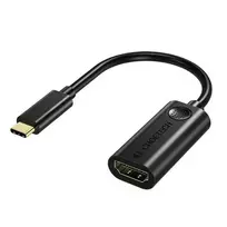 usb c hub 4k 60hz - Choetech HUB-H04, juoda, 0.2 m - 2 nuotrauka