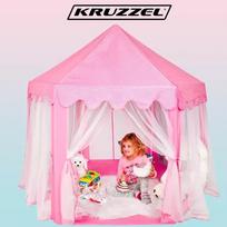 zaidimu namelis - Vaikiška palapinė Kruzzel 23869, rožinė (Pink) - 11 nuotrauka