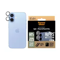 iphone 16 kameros apsauga - PanzerGlass Hoops Transparent Lens Protector iPhone 16 6.1" / 16 Plus 6.7" 1285 - 4 nuotrauka
