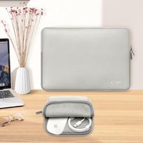 15 coliu nesiojamas kompiuteris - Tech-Protect Neoslim 15-16" Laptop Bag - Gray - 5 nuotrauka