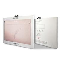 laptop sleeve 13 - Guess Original Laptop Sleeve Saffiano Script GUCS13PUSASLG 13" Pink - 2 nuotrauka
