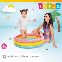 pripuciama vonia - Intex 58924 Sunset Glow Baby Pool - 3 nuotrauka