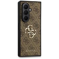 samsung galaxy fold7 - Guess PU 4G Metal Logo Case for Samsung Galaxy Z Fold 7 Rudas (Brown) - 2 nuotrauka