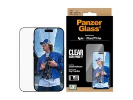 iphone 16 apsauginis stiklas - PanzerGlass Screen protector | Apple | iPhone 16 Pro/iPhone 17 | Glass | Transparent | Ultra-Wide Fit w. EasyAligner - 4 nuotrauka