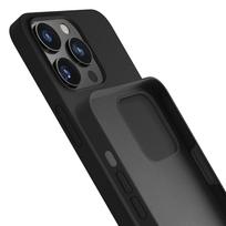 iphone 7 deklas - 3MK "Silicone Case Apple iPhone 13 Pro Max" Black - 2 nuotrauka