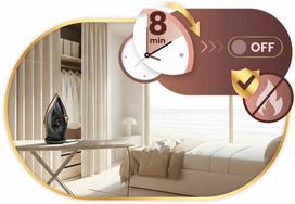garinis lygintuvas - Berdsen BD-333  2600W su keramikine danga - 7 nuotrauka