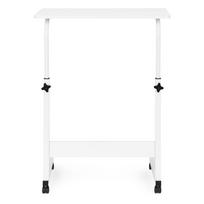 rasomasis stalas 60 - Kompiuterio stalas reguliuojamo aukščio ModernHome TH-LD-5, 60 cm x 40 cm, 65.5 - 89 cm, balta sp. - 2 nuotrauka