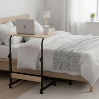 rasomasis stalas 60 - Kompiuterio stalas reguliuojamo aukščio ModernHome TH-LD-6-16, 60 cm x 40 cm, 65.5 - 89 cm, ąžuolo sp. - 3 nuotrauka