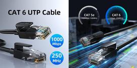 utp kabelis - Cabletime Cat6 UTP kabelis 15m Juodas (Black) - 4 nuotrauka