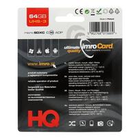 atminties korteles 4k - IMRO 10/64G UHS-3 ADP - 2 nuotrauka