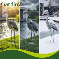 garnys - Gardlov Sodo dekoracija - Garnys (Heron) - 4 nuotrauka