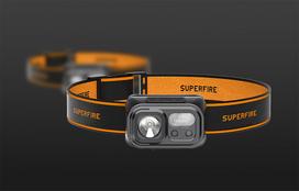 ant galvos ikraunamas - Superfire HL23-S Galvos Žibintuvėlis, 350lm, Įkraunamas USB-C - 2 nuotrauka