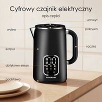 ismanusis virdulys - Bauerkraft BK-1700 Juodas (Black) - 4 nuotrauka