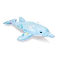 pripuciamas ciuzinys - Intex Lil' Dolphin Ride-On 58535NP Grey - 3 nuotrauka