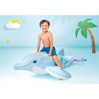 pripuciamas ciuzinys - Intex Lil' Dolphin Ride-On 58535NP Grey - 4 nuotrauka
