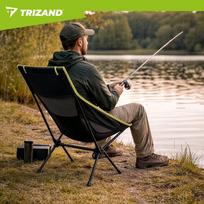 zvejybos kede - Sulankstoma žvejybos kėdė Trizand, juoda (Black) - 6 nuotrauka