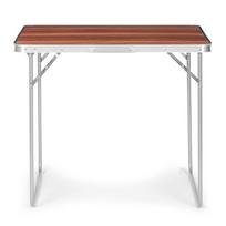 sulankstomi stalai - Turistinis stalas ModernHome, rudas (Brown), 80 cm x 60 cm x 70 cm - 2 nuotrauka