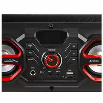 boombox - Audiocore AC875, raudona, 30 W - 6 nuotrauka