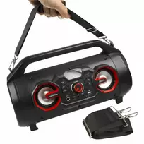 boombox - Audiocore AC875, raudona, 30 W - 7 nuotrauka