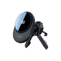 qi2 car - Tech-Protect V21 Magnetic MagSafe Dashboard & Vent Car Mount Wireless Charger 25W Qi2.2 Juodas (Black) - 7 nuotrauka