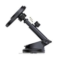 qi2 car - Tech-Protect V21 Magnetic MagSafe Dashboard & Vent Car Mount Wireless Charger 25W Qi2.2 Juodas (Black) - 8 nuotrauka