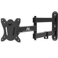 tv 32 - Maclean MC-417 Visiško judesio televizoriaus monitoriaus sieninis laikiklis 13-32" 30 kg maks. VESA 100x100 Juodas (Black) - 4 nuotrauka