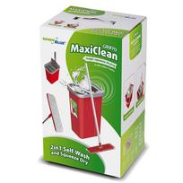 sluota su kibiru - Flat Mop + Bucket + Telescopic Pole + 2 x Microfibre Pad 5.7L Floor Cleaning XXL Set Rotating Head - 19 nuotrauka