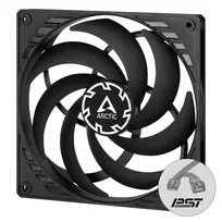 fanai - ARCTIC P14 SLIM PWM PST, 4-pin, 140mm, siauras, juodas - 7 nuotrauka