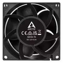 fanai - Arctic S8038-7K Serverio Ventiliatorius 80 mm Juodas (Black) - 6 nuotrauka