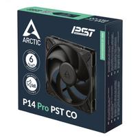 arctic p14 pwm pst 140mm - Arctic P14 Pro PST CO 140 mm Juodas (Black) Korpuso Ventiliatorius - 2 nuotrauka