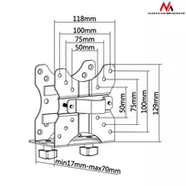 cpu laikiklis - MACLEAN MC-720, 5kg, juodas - 4 nuotrauka