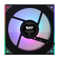 darkflash argb fans - Darkflash DM8 ARGB Cooling Fan (Black) - 4 nuotrauka