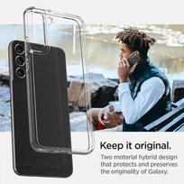 s22 ultra deklai - Spigen "Ultra Hybrid Case Galaxy S22" Crystal clear - 5 nuotrauka