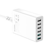 60w ikroviklis - BlitzWolf BW-S15 6 x USB / 60W / 4.8A / Quick Charge 3.0, baltas - 3 nuotrauka
